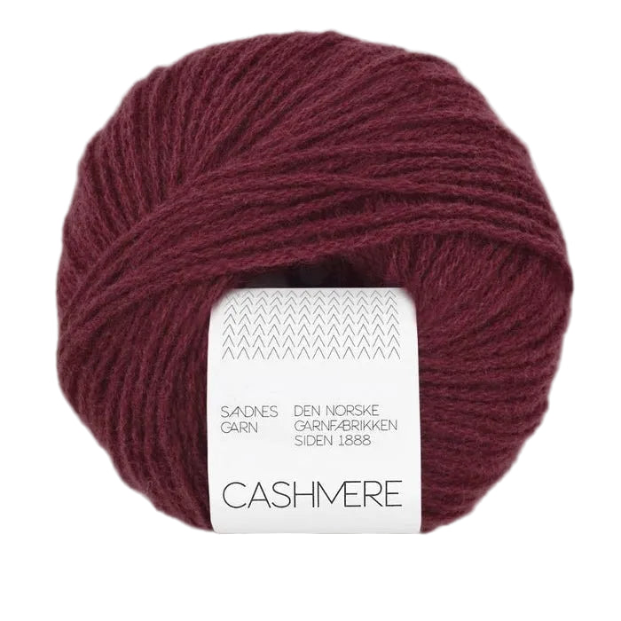 Sandnes Garn Cashmere - Sandnes Garn 4372 Burgundy - The Little Yarn Store