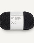 Sandnes Garn Duo - Sandnes Garn 1099 Black - The Little Yarn Store