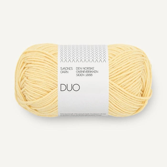Sandnes Garn Duo - Sandnes Garn 2112 Light Yellow - The Little Yarn Store
