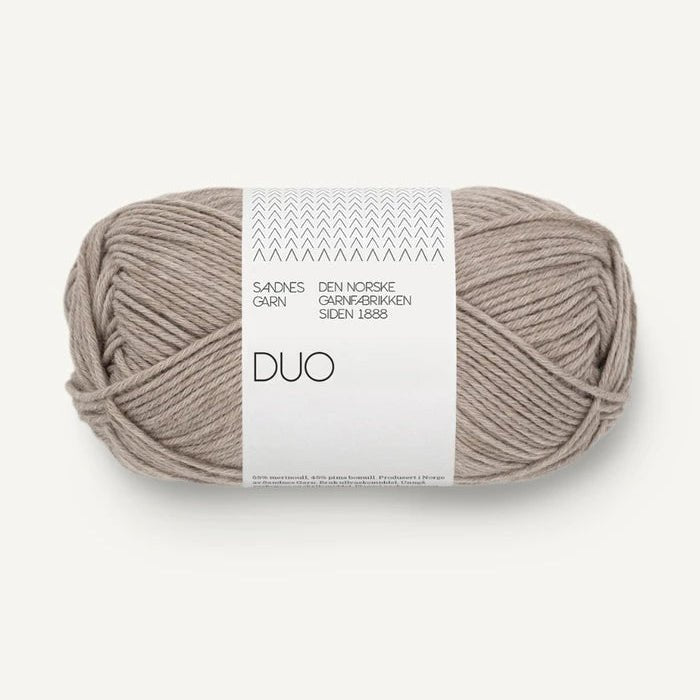 Sandnes Garn Duo - Sandnes Garn 2650 Beige Melange - The Little Yarn Store
