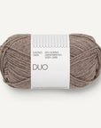 Sandnes Garn Duo - Sandnes Garn 2652 Dark Brown Melange - The Little Yarn Store