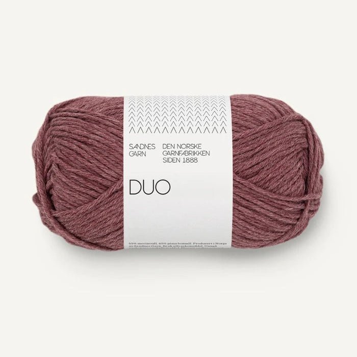Sandnes Garn Duo - Sandnes Garn 4344 Dark Powder Pink - The Little Yarn Store