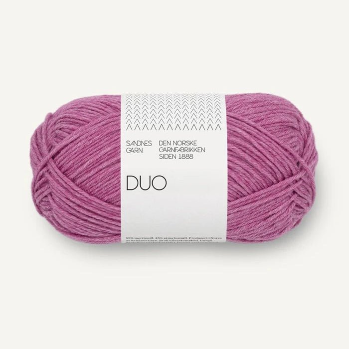 Sandnes Garn Duo - Sandnes Garn 4628 Magenta - The Little Yarn Store