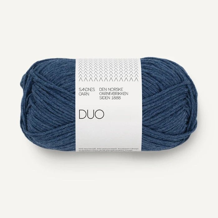 Sandnes Garn Duo - Sandnes Garn 5864 Blue Melange - The Little Yarn Store