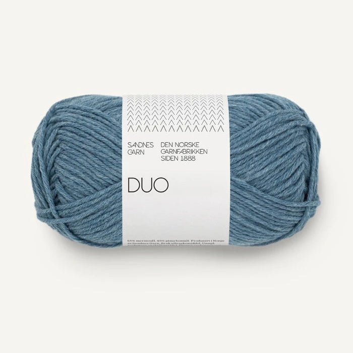 Sandnes Garn Duo - Sandnes Garn 6033 Denim - The Little Yarn Store