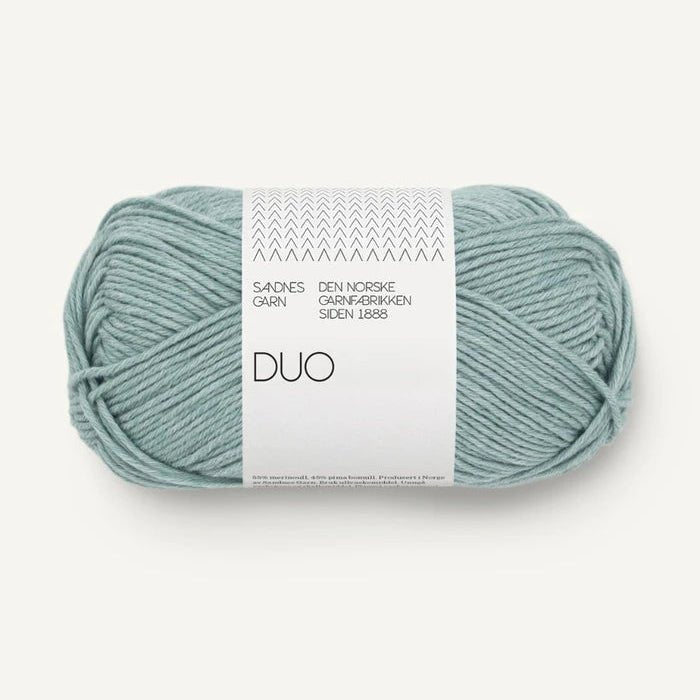 Sandnes Garn Duo - Sandnes Garn 6841 Dusty Aqua - The Little Yarn Store