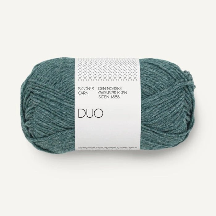 Sandnes Garn Duo - Sandnes Garn 6862 Deep Aqua - The Little Yarn Store