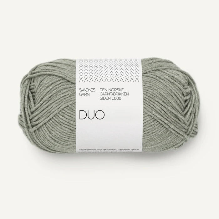 Sandnes Garn Duo - Sandnes Garn 8521 Dusty Light Green - The Little Yarn Store