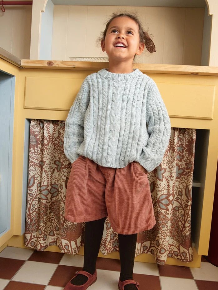 Sandnes Garn Kid and Baby Patterns - Sandnes Garn Caspian Sweater Junior - The Little Yarn Store