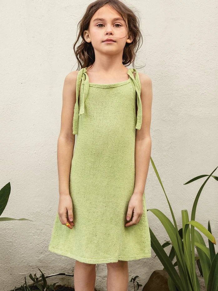 Sandnes Garn Kid and Baby Patterns - Sandnes Garn Clementine Dress Junior - The Little Yarn Store
