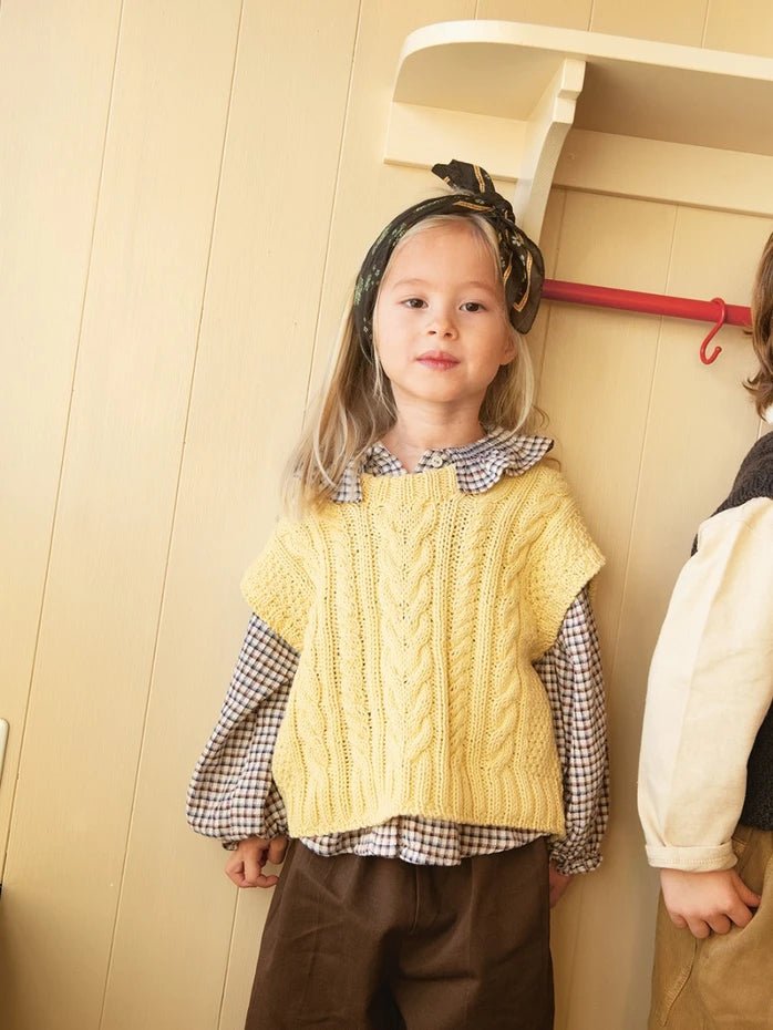 Sandnes Garn Kid and Baby Patterns - Sandnes Garn Cora Slipover Junior - The Little Yarn Store