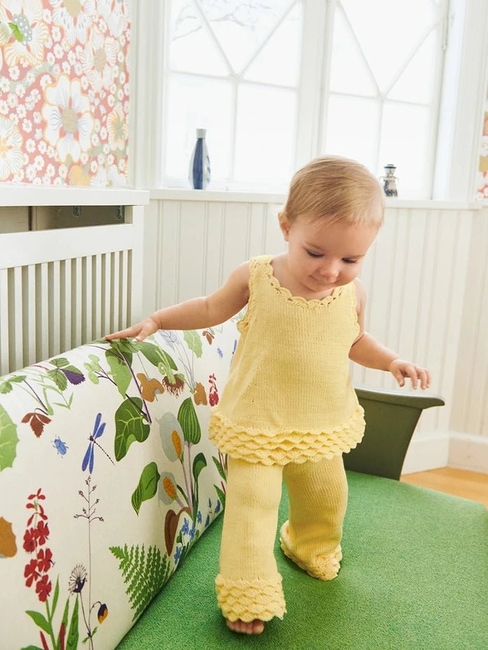 Sandnes Garn Kid and Baby Patterns - Sandnes Garn Rosette Baby - The Little Yarn Store