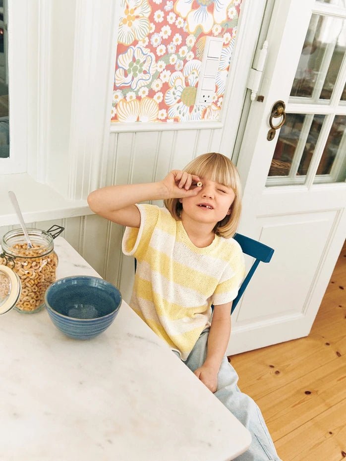 Sandnes Garn Kid and Baby Patterns - Sandnes Garn Rowan Tee Junior - The Little Yarn Store