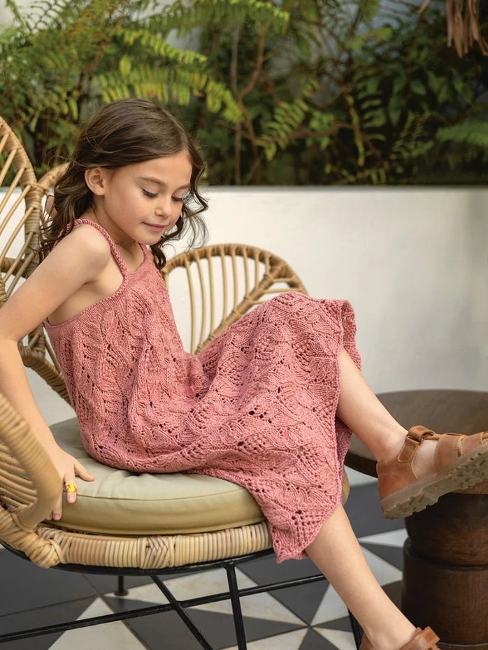 Sandnes Garn Kid and Baby Patterns - Sandnes Garn Summer Dress Junior - The Little Yarn Store