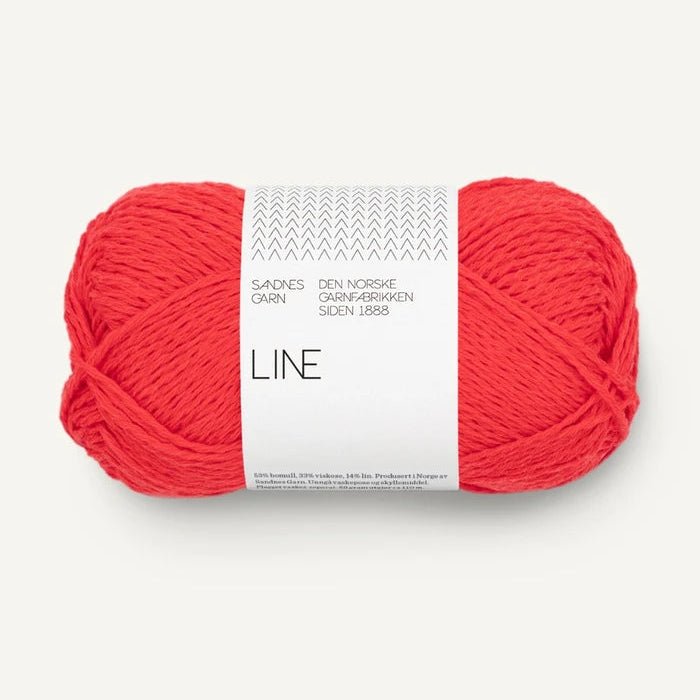 Sandnes Garn Line - Sandnes Garn 4108 Flame Scarlet - The Little Yarn Store