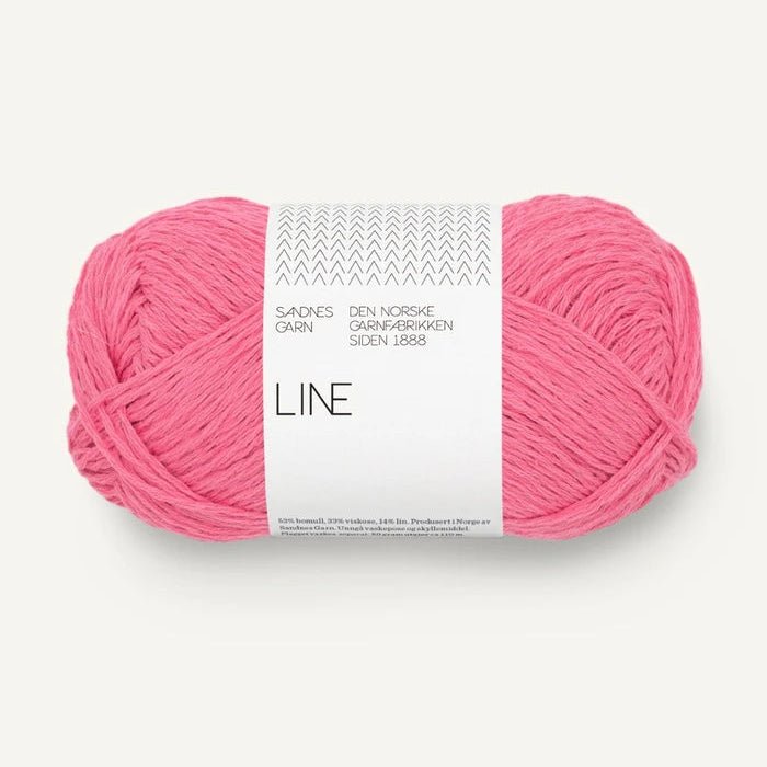 Sandnes Garn Line - Sandnes Garn 4315 Bubblegum Pink - The Little Yarn Store