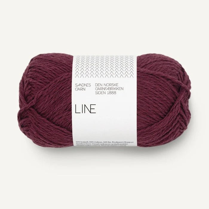 Sandnes Garn Line - Sandnes Garn 4372 Burgundy - The Little Yarn Store