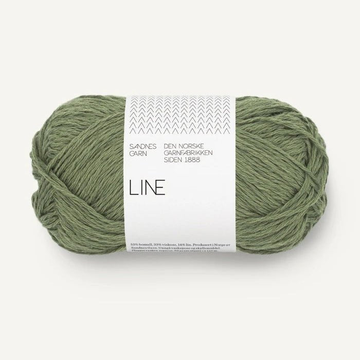 Sandnes Garn Line - Sandnes Garn 9062 Olive Green - The Little Yarn Store