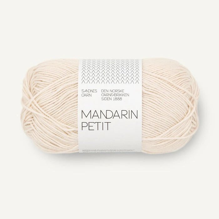 Sandnes Garn Mandarin Petit - Sandnes Garn 1012 Natural White - The Little Yarn Store