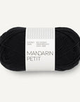 Sandnes Garn Mandarin Petit - Sandnes Garn 1099 Black - The Little Yarn Store