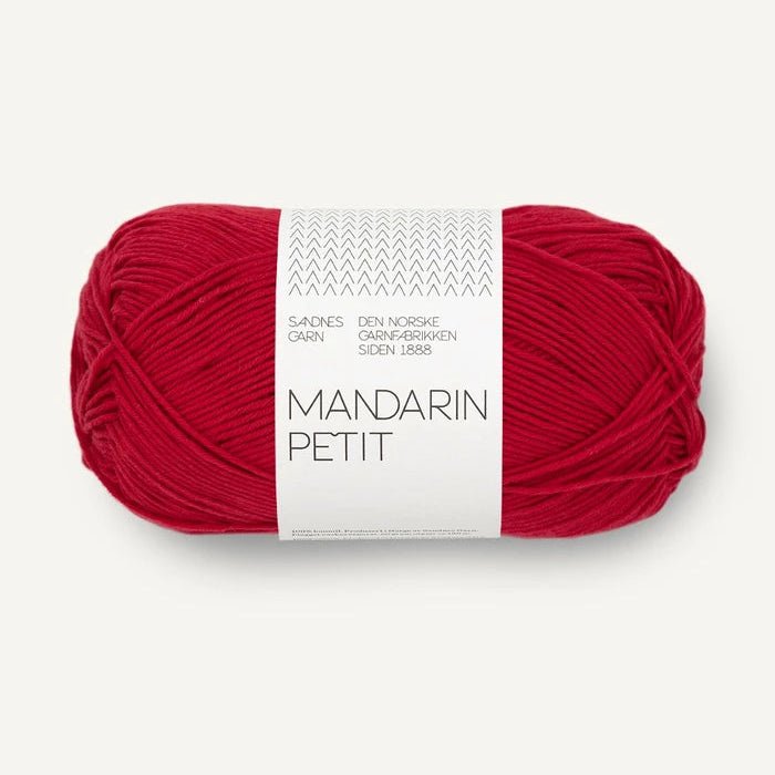 Sandnes Garn Mandarin Petit - Sandnes Garn 4418 Tango Red - The Little Yarn Store