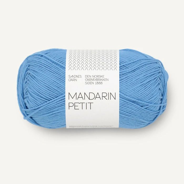 Sandnes Garn Mandarin Petit - Sandnes Garn 6015 Skylar Blue - The Little Yarn Store