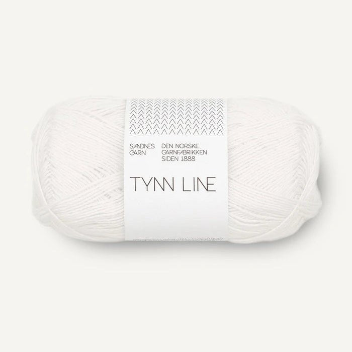 Sandnes Garn Tynn Line - Sandnes Garn 1002 White - The Little Yarn Store