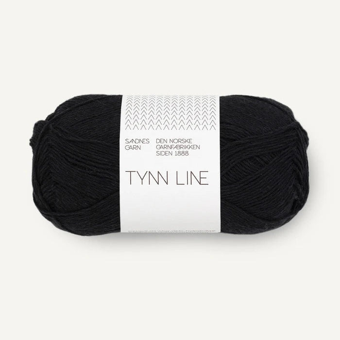 Sandnes Garn Tynn Line - Sandnes Garn 1099 Black - The Little Yarn Store