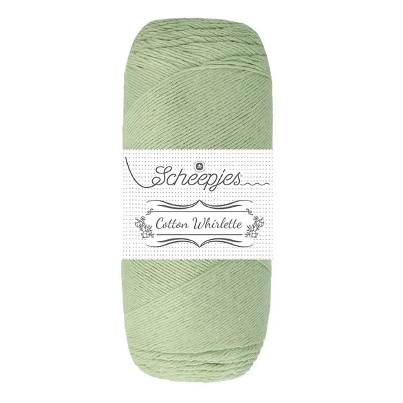 Scheepjes Cotton Whirlette - Scheepjes - 820 Sage Leaf - The Little Yarn Store