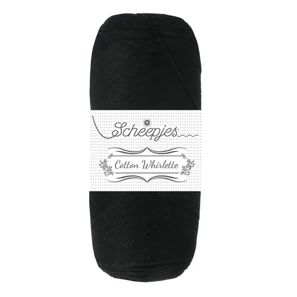 Scheepjes Cotton Whirlette - Scheepjes - 821 Licorice - The Little Yarn Store
