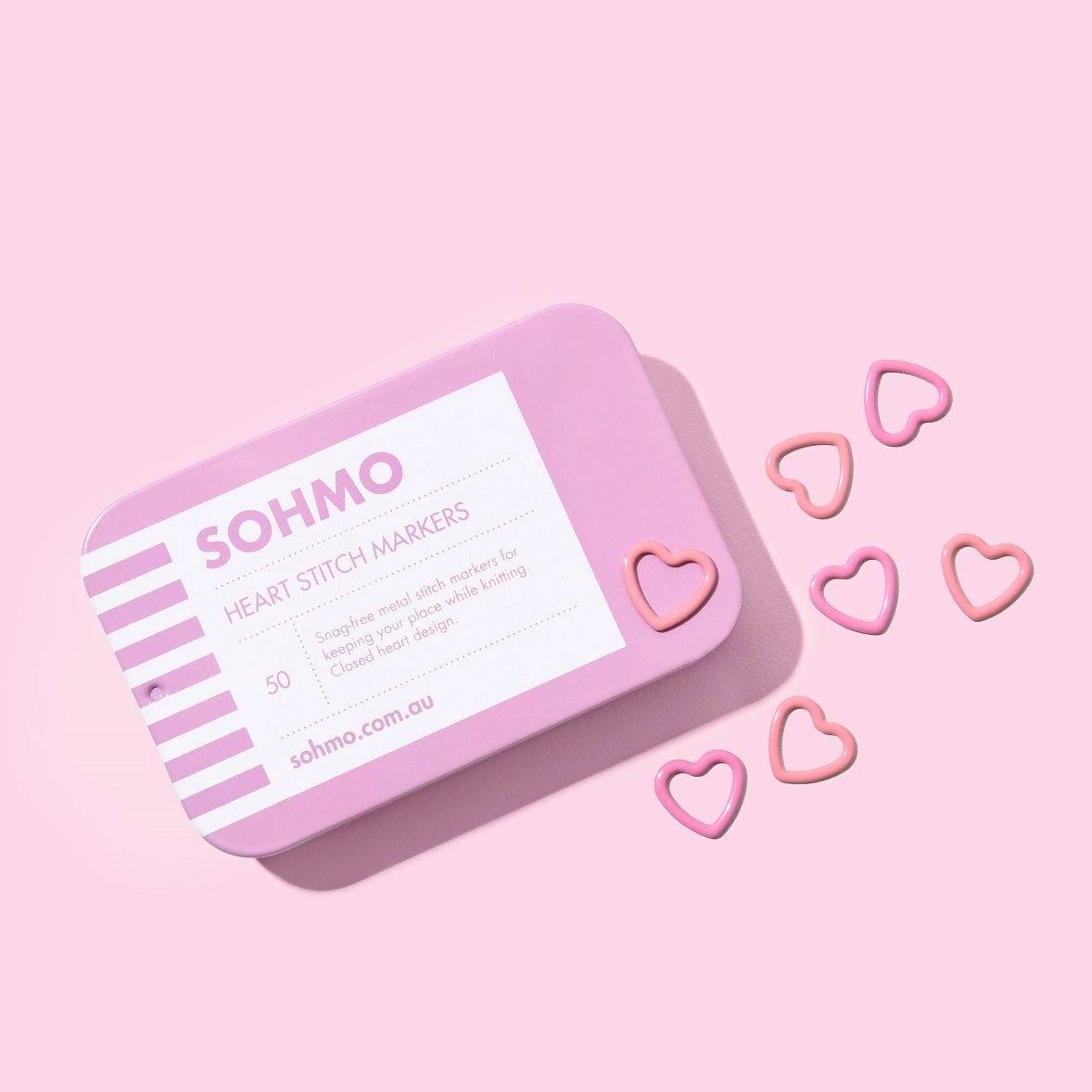 SOHMO Heart Stitch Markers - SOHMO - The Little Yarn Store