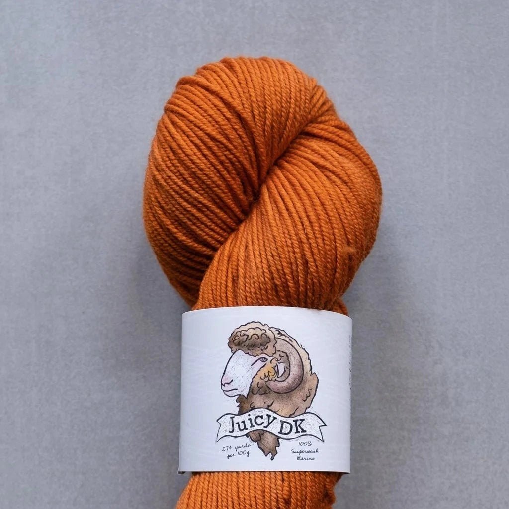 The Farmer&#39;s Daughter Fibers Juicy DK - The Farmer&#39;s Daughter Fibers - Salmon Berry - The Little Yarn Store