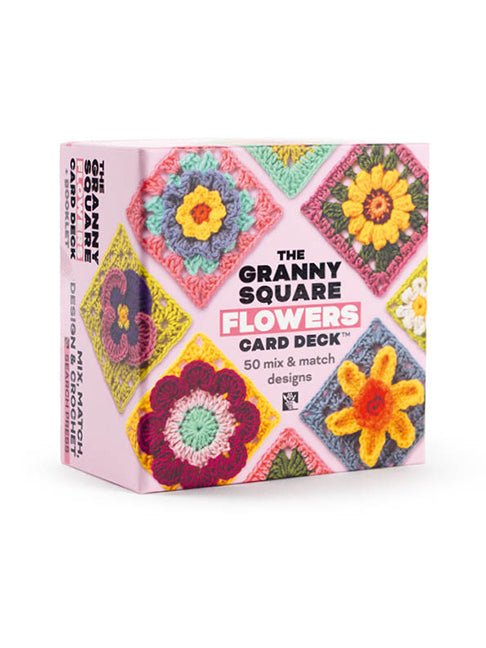 The Granny Square Flowers Card Deck - Claire Montgomerie - The Little Yarn Store