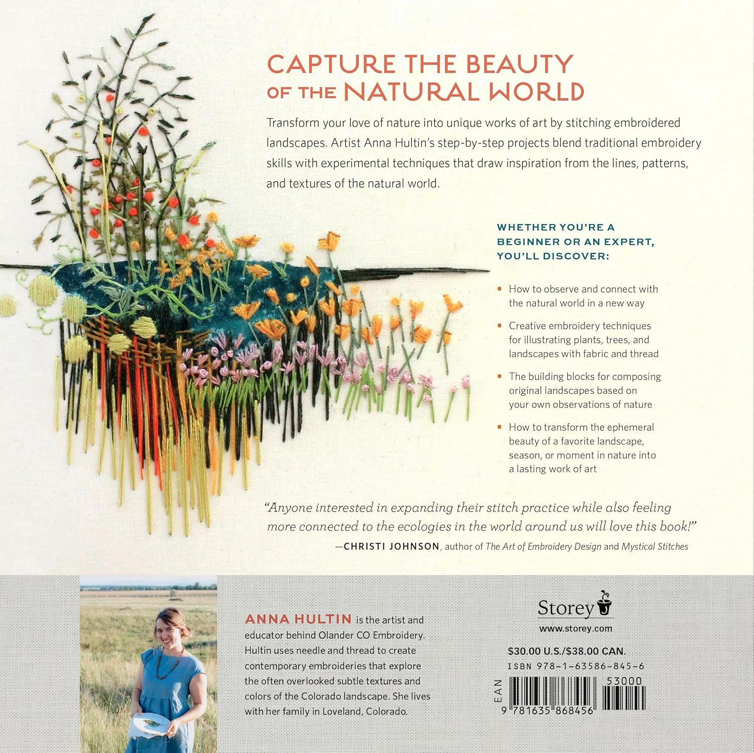 The Stitched Landscape: An Embroidery Field Guide to the Textures, Colours, and Lines of the Natural World - The Little Yarn Store - The Little Yarn Store