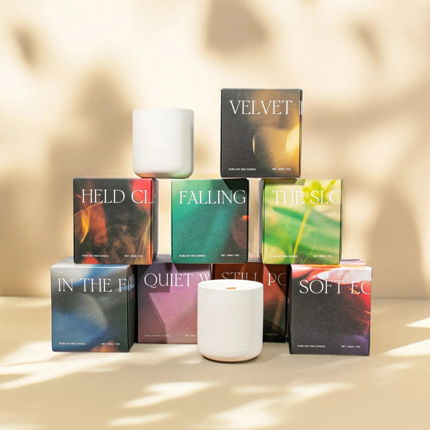 Three More Days Collection Amber Candles - Volume Two The Stillness Series - Three More Days Collection - Falling Petals: Star Anise / Vanilla / Tonka Bean - The Little Yarn Store