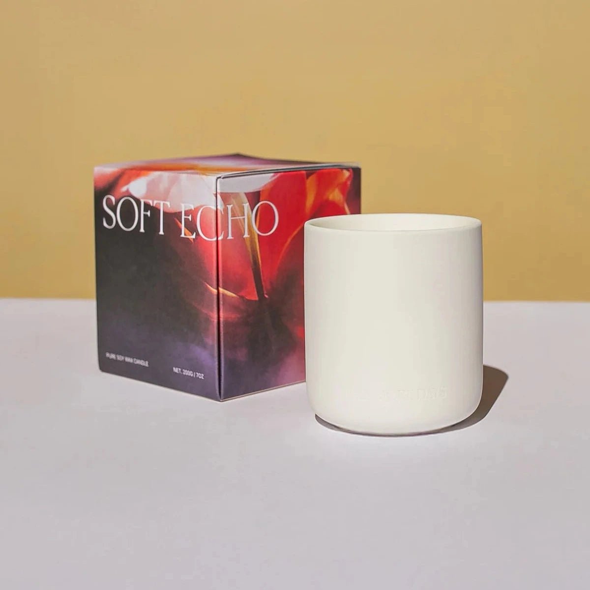 Three More Days Collection Amber Candles - Volume Two The Stillness Series - Three More Days Collection - Soft Echo: Fresh Peach / White Tea / Sunlit Petals / Musk - The Little Yarn Store