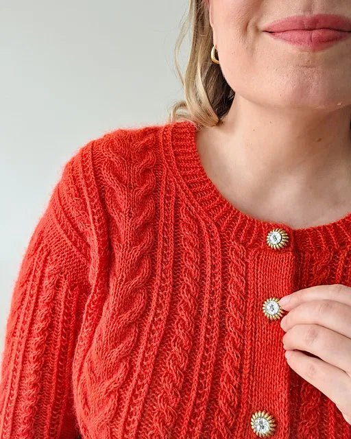 Vivi Cardigan Knitting Kit - Sari Nordlund - One (1) - The Little Yarn Store