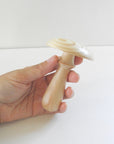 Woodrock Turning Handheld Darning Mushroom - Woodrock Turning - Natural - The Little Yarn Store