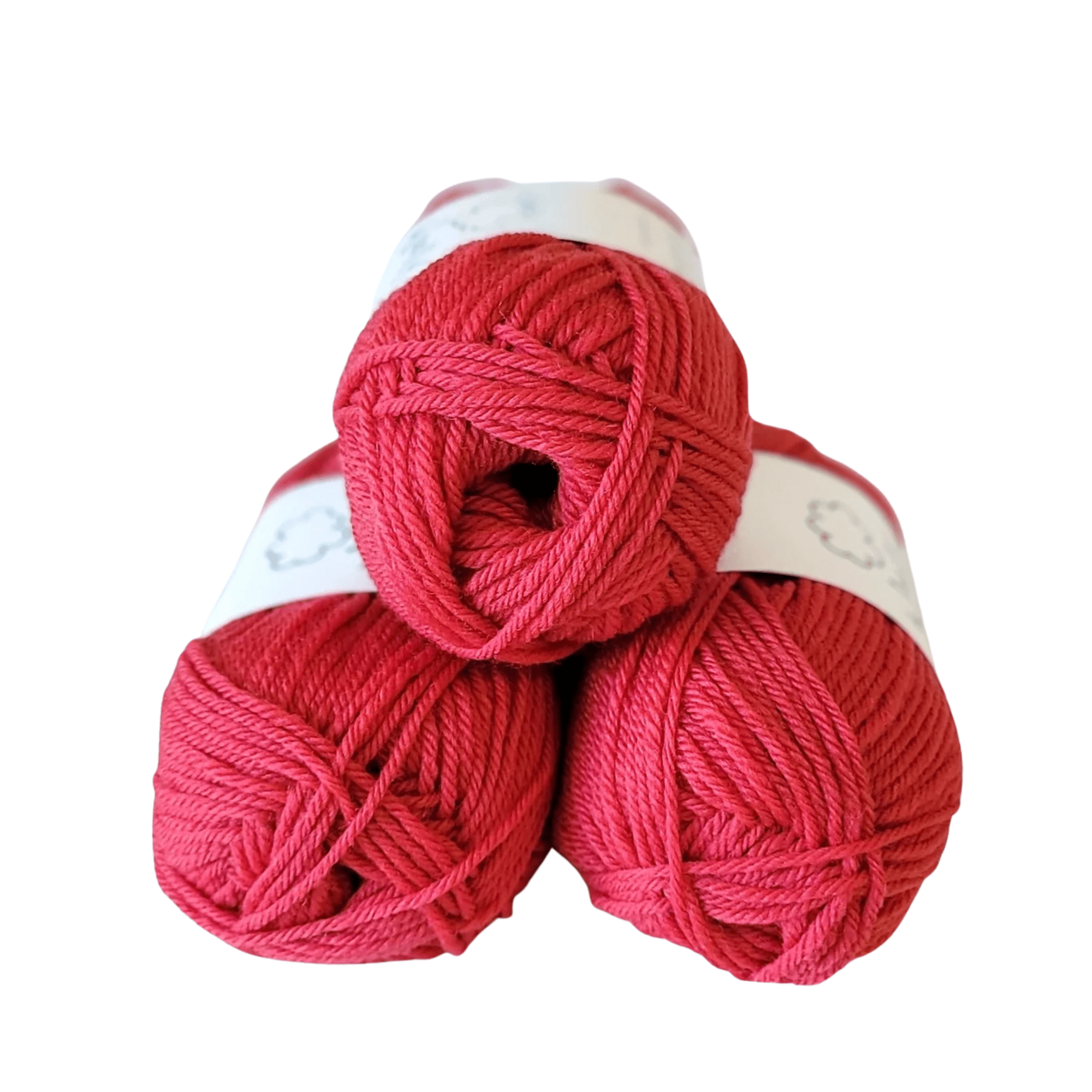 Woolly Yarn Co Woolly 8-Ply - Woolly Yarn Co 21 Poppy - The Little Yarn Store