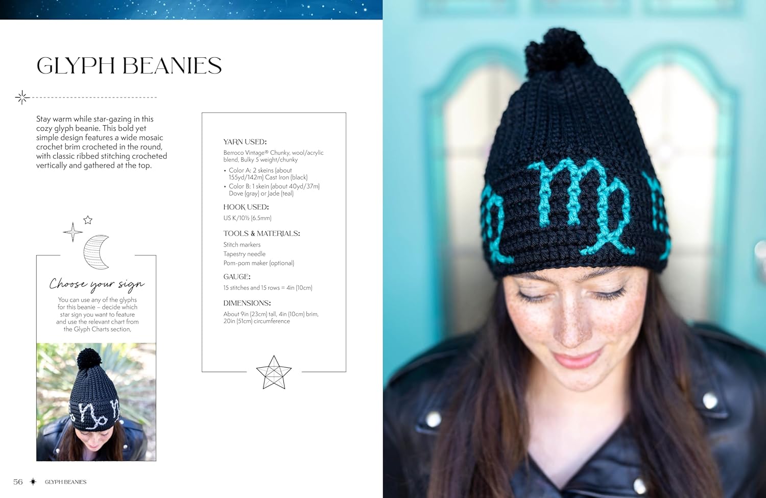 Zodiac Mosaic Crochet: A Celestial Guide to Overlay Colorwork - Alexis Sixel - The Little Yarn Store
