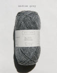 Biches & Buches Le Petit Lambswool - Medium Grey - 4 Ply - Biches & Buches - The Little Yarn Store