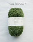 Biches & Buches Le Petit Lambswool - Medium Green Grey - 4 Ply - Biches & Buches - The Little Yarn Store