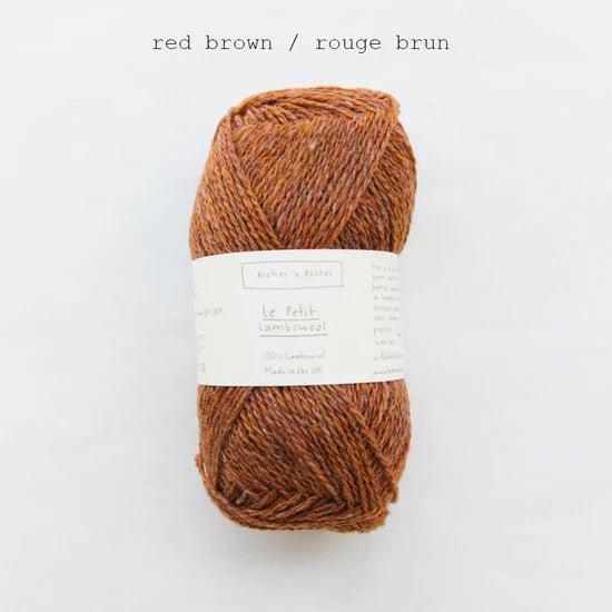Biches &amp; Buches Le Petit Lambswool - Red Brown - 4 Ply - Biches &amp; Buches - The Little Yarn Store