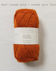 Biches & Buches Le Petit Lambswool - Biches & Buches - Dark Orange Grey - The Little Yarn Store
