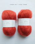 Biches & Buches Le Petit Silk & Mohair - Orange Red - 2 Ply - Biches & Buches - The Little Yarn Store