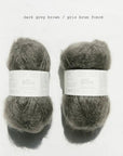 Biches & Buches Le Petit Silk & Mohair - Dark Grey Brown - 2 Ply - Biches & Buches - The Little Yarn Store