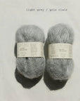 Biches & Buches Le Petit Silk & Mohair - Light Grey - 2 Ply - Biches & Buches - The Little Yarn Store