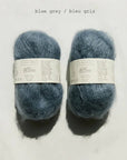 Biches & Buches Le Petit Silk & Mohair - Blue Grey - 2 Ply - Biches & Buches - The Little Yarn Store