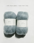 Biches & Buches Le Petit Silk & Mohair - Soft Blue Green - 2 Ply - Biches & Buches - The Little Yarn Store