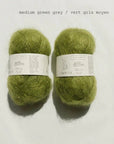 Biches & Buches Le Petit Silk & Mohair - Medium Green Grey - 2 Ply - Biches & Buches - The Little Yarn Store